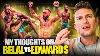 Belal Muhammad vs Leon Edwards Fight BREAKDOWN [upl. by Nizam]