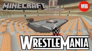 WWE Minecraft Wrestlemania 14 XIV Arena [upl. by Byran]