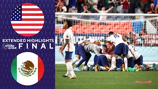 USA vs Mexico Extended Highlights  Concacaf Nations League Final  CBS Sports Golazo [upl. by Ahtnammas992]