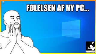 Sådan FORMATERER Du Din PC Føles som NY igen  Windows 10 [upl. by Ahswat]