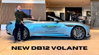 NEW ASTON MARTIN DB12 VOLANTE 🇬🇧 FIRST IN EUROPE [upl. by Vogele481]