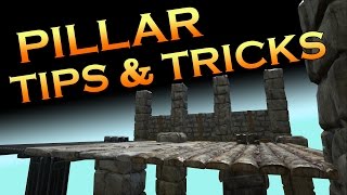 ARK Building with Pillars TipsampTricks [upl. by Nesmat]