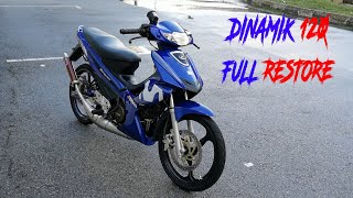 Dinamik120 Full Restore X R9 Exhaust Stainless GengMotor [upl. by Aitnic263]