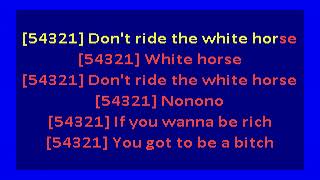 Laid Back – White Horse karaoke [upl. by Aliuqa]