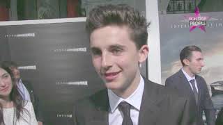 Timothée Chalamet Speaking French Back In 2014 [upl. by Eisserc]