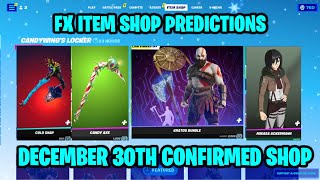 December 30th 2023 Fortnite Item Shop CONFIRMED  Fortnite Early Item Shop Prediction December 30th [upl. by Adlay]