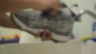 how to clean cool grey 11s and how to get rid of marks on patent leather [upl. by Shara]