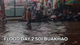 Pattaya Soi Buakhao Super Flood Pattaya Today Scene [upl. by Theis]