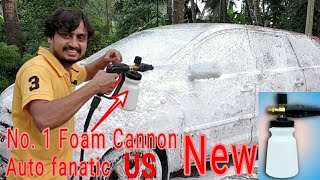 Auto fanatic foam Cannon  best foam Cannon for car wash  nitto rai [upl. by Skip]