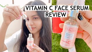 Face Serum for Glowing Skin ft PROLIXR  Vitamin C Serum Review  prolixr vitamin c serum review [upl. by Eiramnwad266]