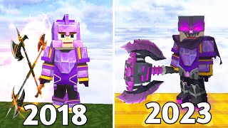 2018 vs 2023 in SkyBlock Blockman Go [upl. by Ongun]