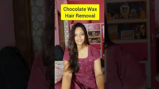 Chocolate wax hair removal wax waxing unboxing unboxingvideo amzonproduct onlineshopping blog [upl. by Talia86]