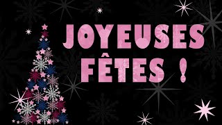 145  Joyeuses Fêtes  Carte virtuelle bonnes fêtes de fin dannée [upl. by Hannad223]