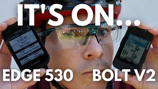 Garmin Edge 530 vs Wahoo ELEMNT BOLT V2 NOW Which One Is Best [upl. by Botnick]