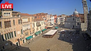 🔴 Venezia Italia Live Webcam  Campo Santa Maria Formosa Venice  Stream from Ruzzini Palace Hotel [upl. by Viviana]