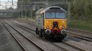 WCML Freight  Acton Bridge 180615 [upl. by Simara]