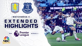 Aston Villa v Everton  PREMIER LEAGUE HIGHLIGHTS  9142024  NBC Sports [upl. by Notaek]