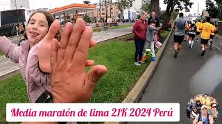 Media maratón de lima 21K 2024 Perú [upl. by Conchita239]