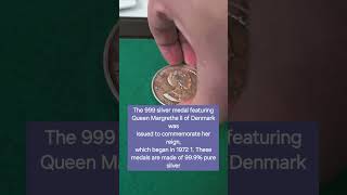 Danmark 999SILVER Medal coin to buy for 1000 Dogecoin Denmark Silvercoin [upl. by O'Kelly]