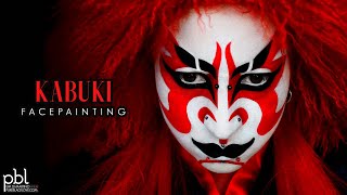 Kabuki Inspired Facepainting  by PureBlackLove [upl. by Onida60]