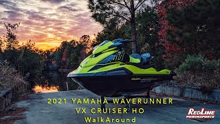 2021 YAMAHA WAVERUNNER VX CRUISER HO Walk Around [upl. by Esaj]