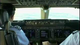 Boeing 747400 Pilot Training Flight [upl. by Nonnag]