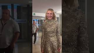 Cate Blanchett Arrives at San Sebastián Film Festival for Donostia Award [upl. by Mignonne]