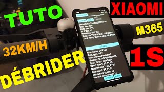 XIAOMI M365 1S DÉBRIDER 32KMH TUTO EN DÉTAIL  DEBRIDAGE AVEC APPLICATION [upl. by Aihtenyc676]