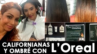 Californianas de Loreal paso a paso  Gina Rojas AprendeConGina [upl. by Auos]