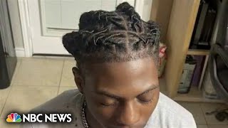 Texas high school defends decision to suspend Black 17yearold over hair style [upl. by Naraa]