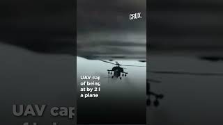 Watch Ukrainian Drone Escapes Russian Attack Helicopters After a Long Chase Over Crimea [upl. by Socem]