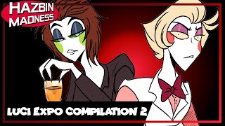 LUCIEXPO COMPILATION 2  Hazbin Hotel COMIC DUB [upl. by Peednam]