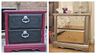 DIY Mirror Nightstand 4 Dresser Revamp  IKEA rant 😤🙅🏾 [upl. by Harriott184]