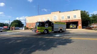 Avenel rescue engine 52 responding [upl. by Brinson]