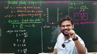 Class 12 Physics  Parallel Plate Capacitor  Parallel Plate capacitor with a dielectric slab [upl. by Eisele]