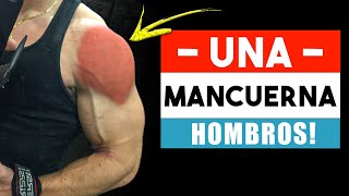 RUTINA DE HOMBROS CON UNA MANCUERNA EN CASA  Mejores Ejercicios para Hombros Con Mancuernas [upl. by Odetta11]