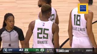 Georgios Kalaitzakis vs Minnesota Timberwolves  Highlights  NBA Summer League [upl. by Greene]