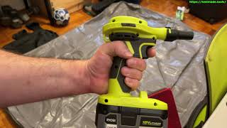 Ryobi 18v High Volume Power Inflator [upl. by Brynne44]