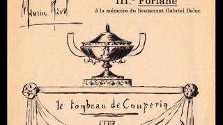 Ravel  Le Tombeau de Couperin orchestration complète [upl. by Ettelegna758]