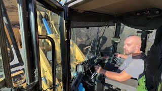 Caterpillar 990 Wheel Loader Loading Lorries With Coal  SGM Melidis [upl. by Rodrigo293]