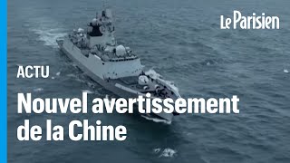 Tensions à Taïwan  lîle encore encerclée par des exercices militaires chinois [upl. by Broeker]