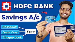 HDFC Bank Account Opening Online 2024  How to Open HDFC Bank Account Online  HDFC Bank [upl. by Aninat]