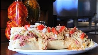 How to Make Pastrami Sandwiches  Sandwich Recipes  Allrecipescom [upl. by Aietal298]