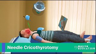 Needle Cricothyrotomy in Virtual Reality and Mixed Reality [upl. by Jordanna]