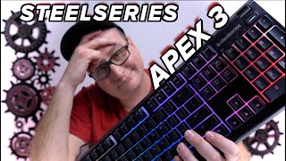 SteelSeries APEX 3 Gaming Keyboard Review [upl. by Aleina469]