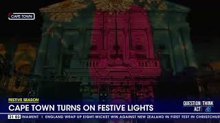 Cape Town turns on festive lights [upl. by Atteuqaj]