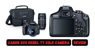 Canon eos rebel t7 dslr camera review [upl. by Ahseinaj]