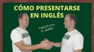 FRASES ÚTILES en inglés CÓMO PRESENTARSE en inglés  Clase 10 nivel básico [upl. by Alvarez]