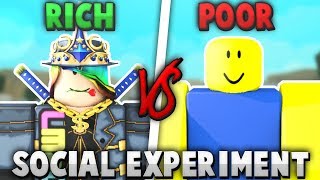 Poor VS Rich  DONATIONS ROBLOX Social Experiment  Linkmon99 ROBLOX [upl. by Nimocks]