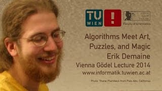 Erik Demaine Algorithms Meet Art Puzzles and Magic [upl. by Eva366]